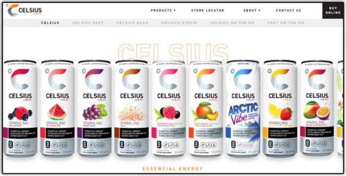 Celsius live fit nutrition facts