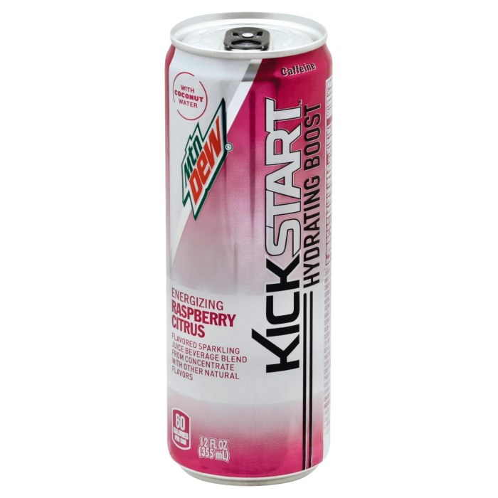 Dew mountain kickstart nutrition facts cherry